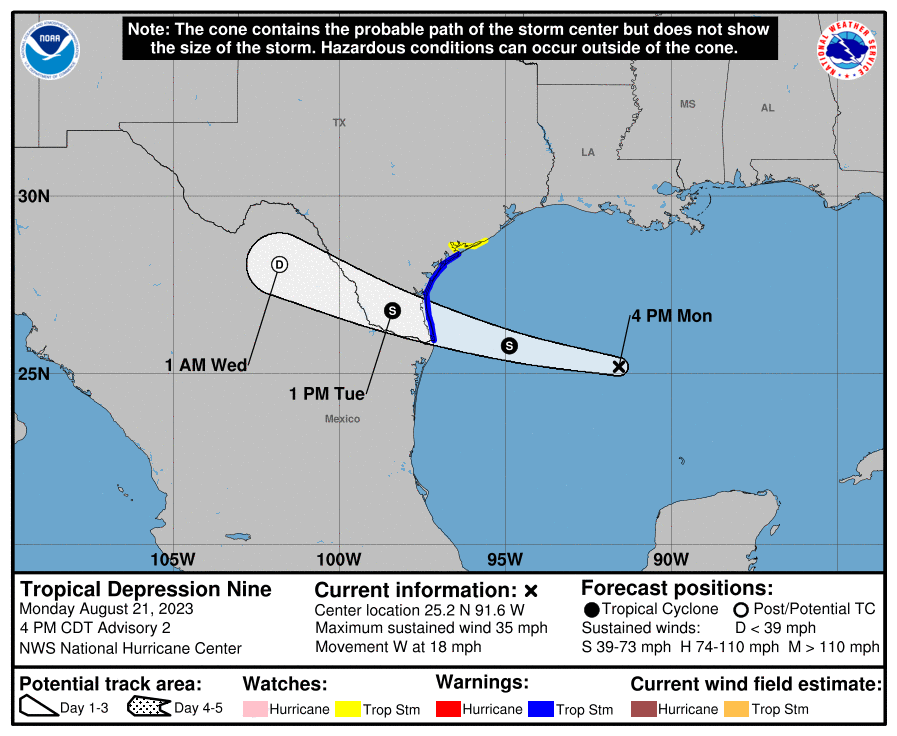 UPDATE: Tropical Storm Franklin expected to make Mexico landfall overnight