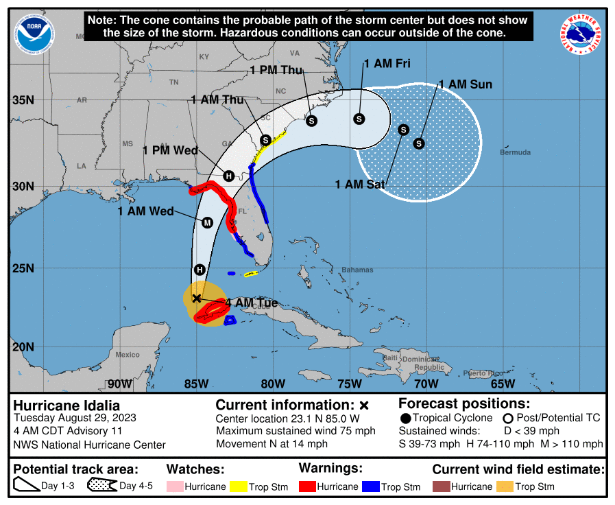 Live updates: Hurricane Idalia track, forecast and impacts in Tampa Bay