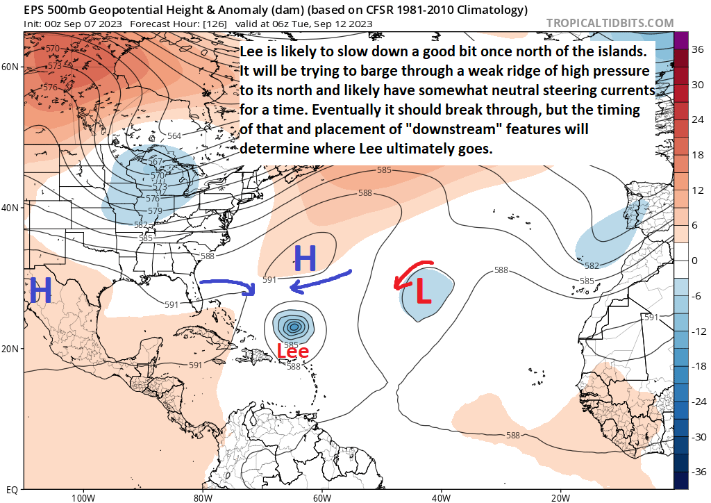 September 7 2023 Outlook Lee Loading Up For A Big Show Northeast Of   090723 Upper Air Map 