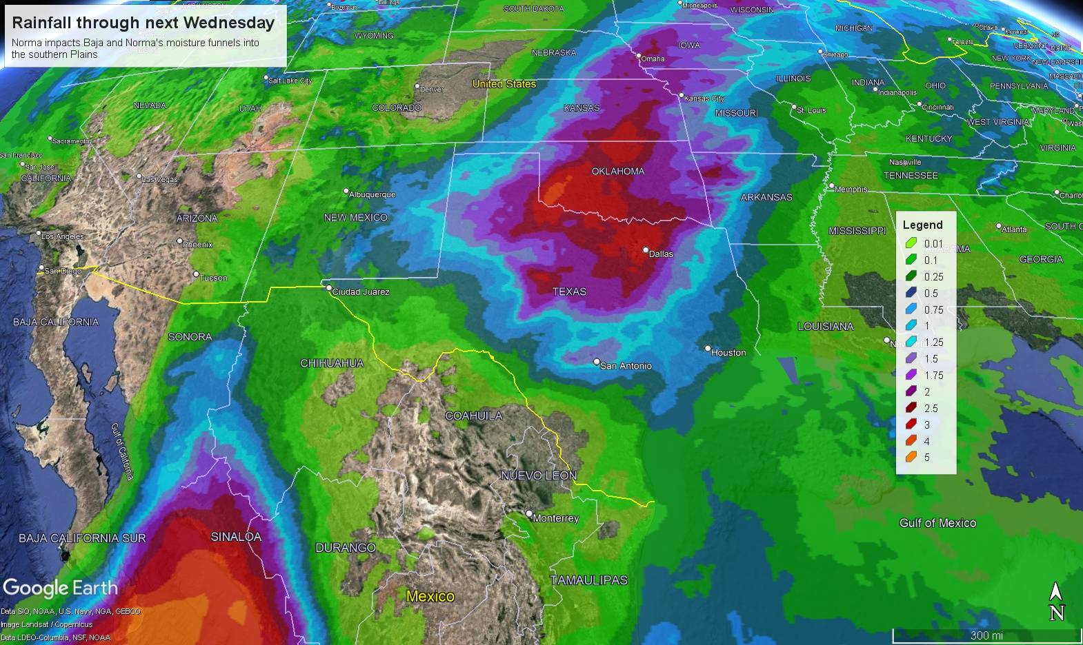 October 19, 2023 Outlook: Tammy toys with the Caribbean islands, while ...