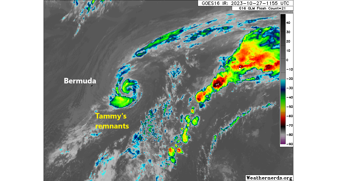 Tammy eyes Bermuda after Hurricane Otis makes unprecedented landfall in  Mexico as a Category 5 storm