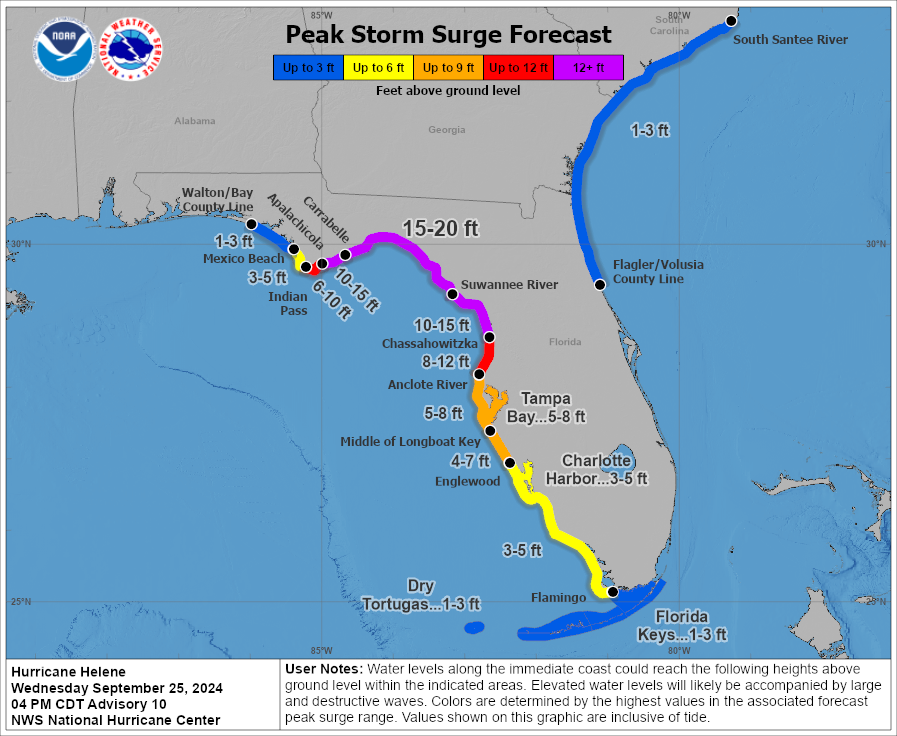 Forecast for Helene continues to escalate in a bad way for Florida’s ...