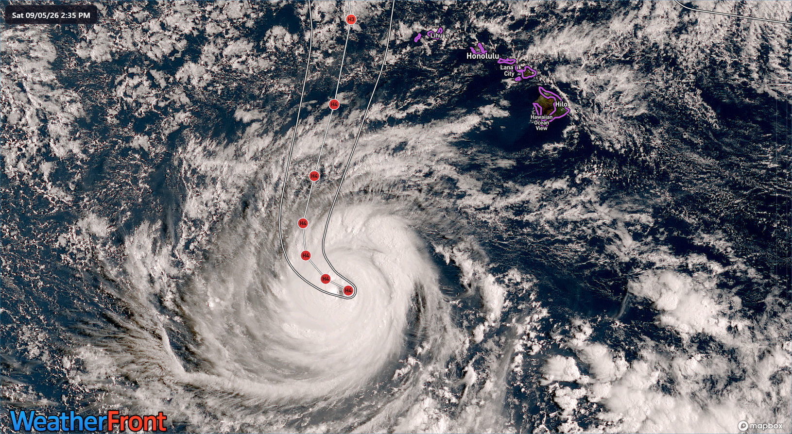 Lowell will impact the western Hawaiian Islands after Labor Day while Marie flings some rare September rain toward SoCal